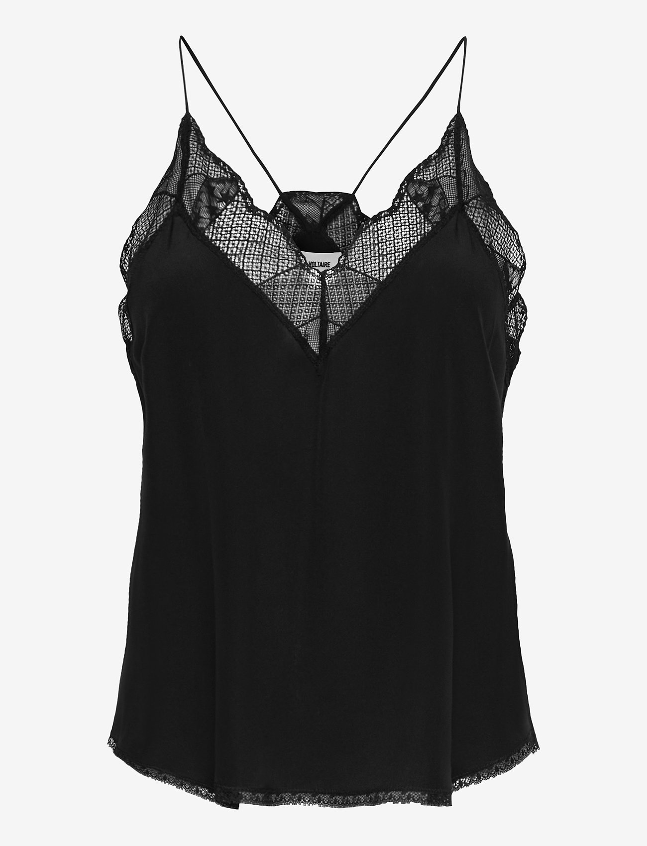 Zadig & Voltaire - CHRISTY CDC PERM - sleeveless blouses - black - 0
