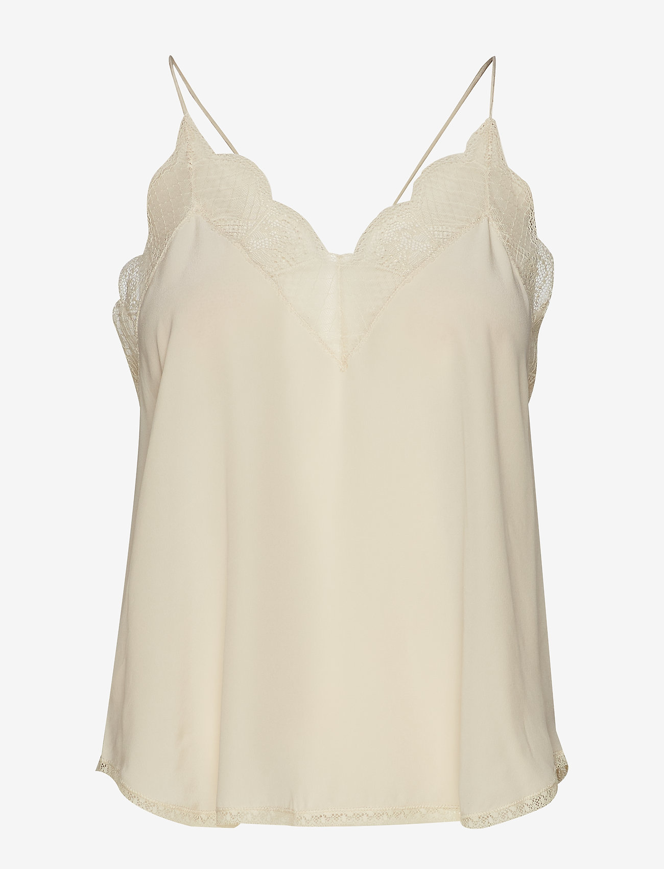 Zadig & Voltaire - CHRISTY CDC PERM - sleeveless blouses - ecru - 0