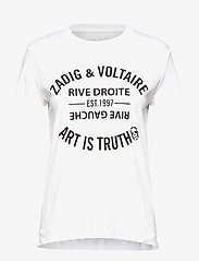 Zadig & Voltaire - WALK BLASON - t-shirts - white - 0