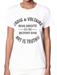Zadig & Voltaire - WALK BLASON - marškinėliai - white - 2