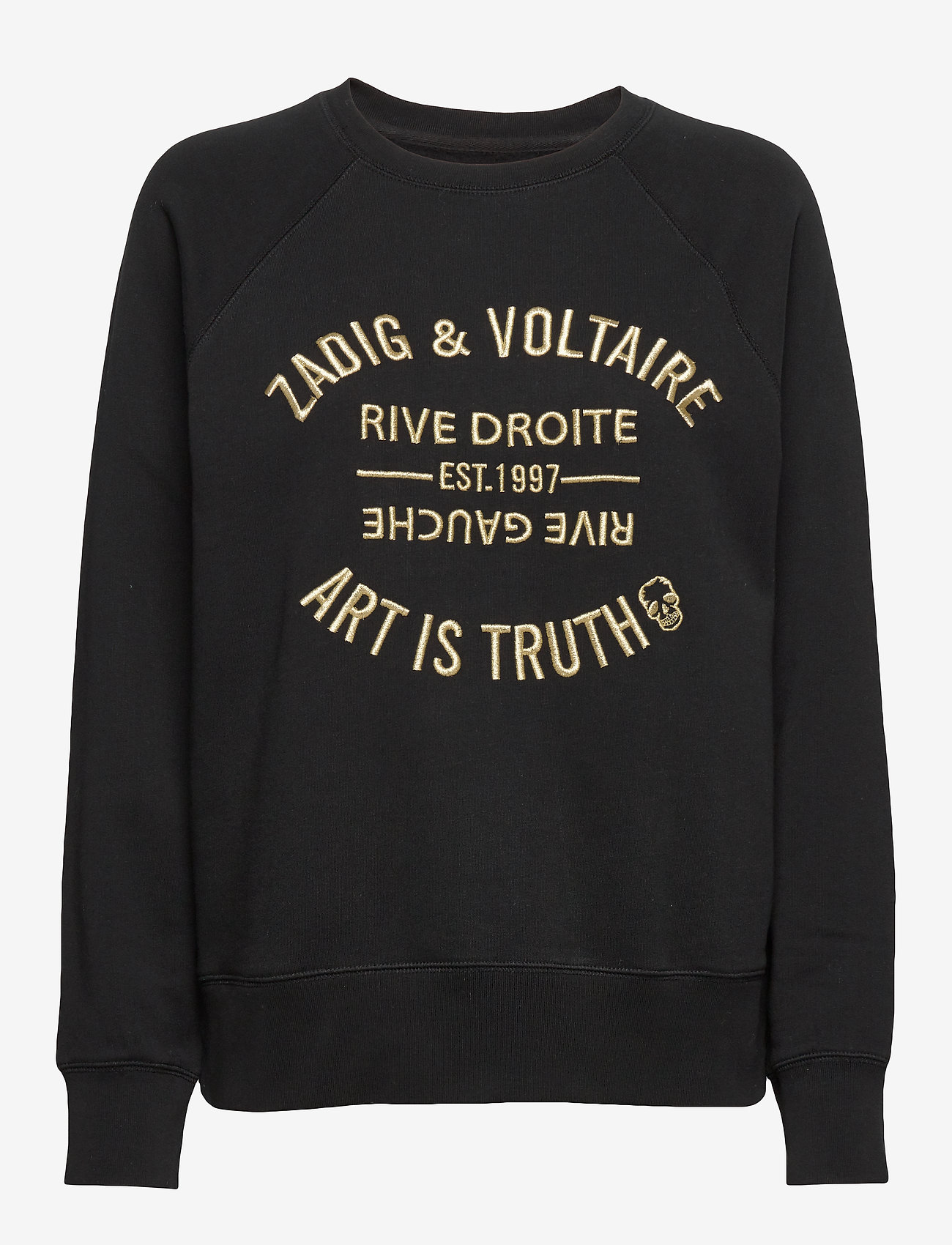 Zadig & Voltaire - UPPER BLASON BRODE - sweaters - black - 0