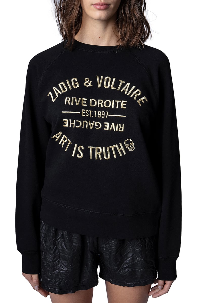 Zadig & Voltaire - UPPER BLASON BRODE - sweatshirts & hoodies - black - 0