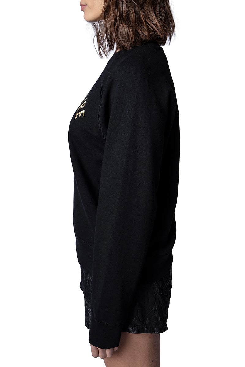 Zadig & Voltaire - UPPER BLASON BRODE - sweatshirts & hoodies - black - 4