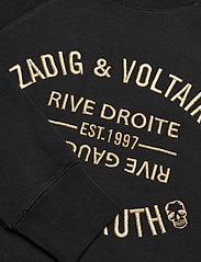 Zadig & Voltaire - UPPER BLASON BRODE - sportiska stila džemperi - black - 5