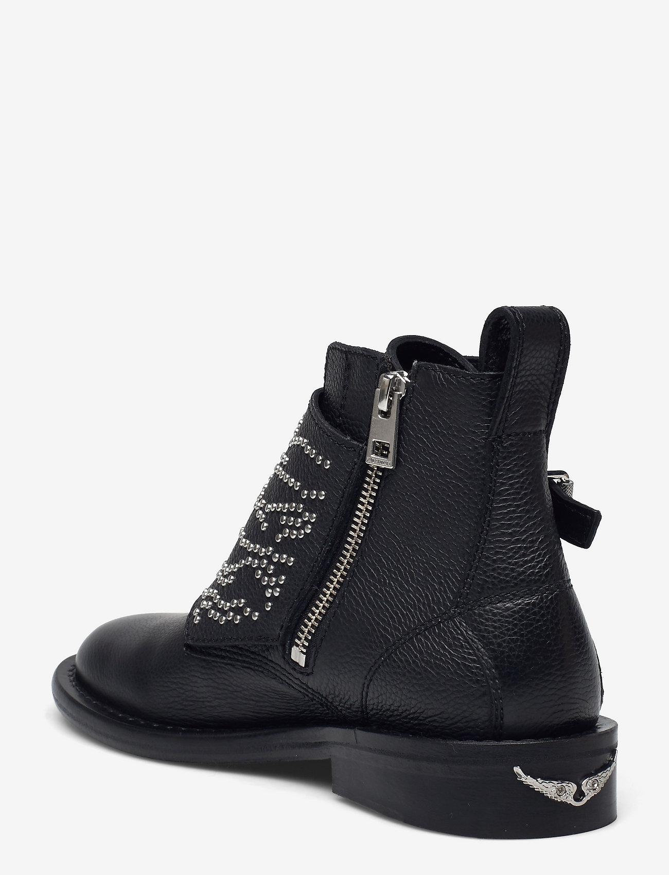 Zadig & Voltaire - LAUREEN SMOOTH CALFSKIN + FLAP - black - 2