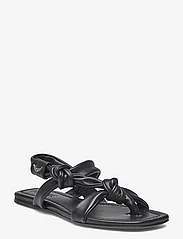 Zadig & Voltaire - FORGET ME KNOT FLAT SMOOTH LAM - matalat sandaalit - noir - 0