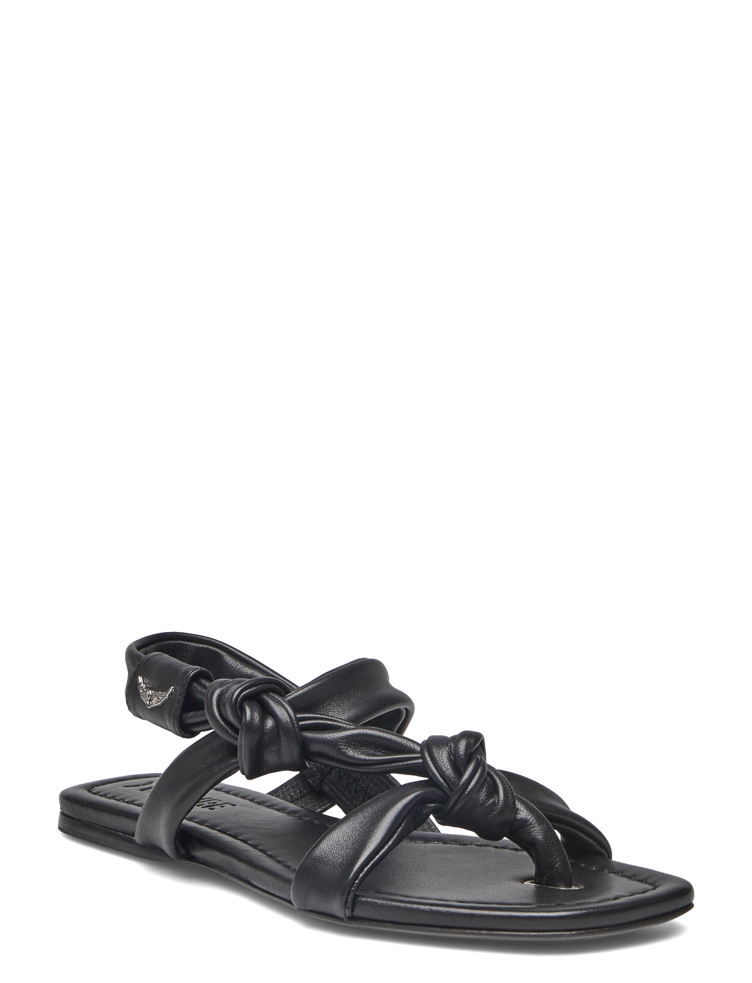 FORGET ME KNOT FLAT SMOOTH LAM - NOIR
