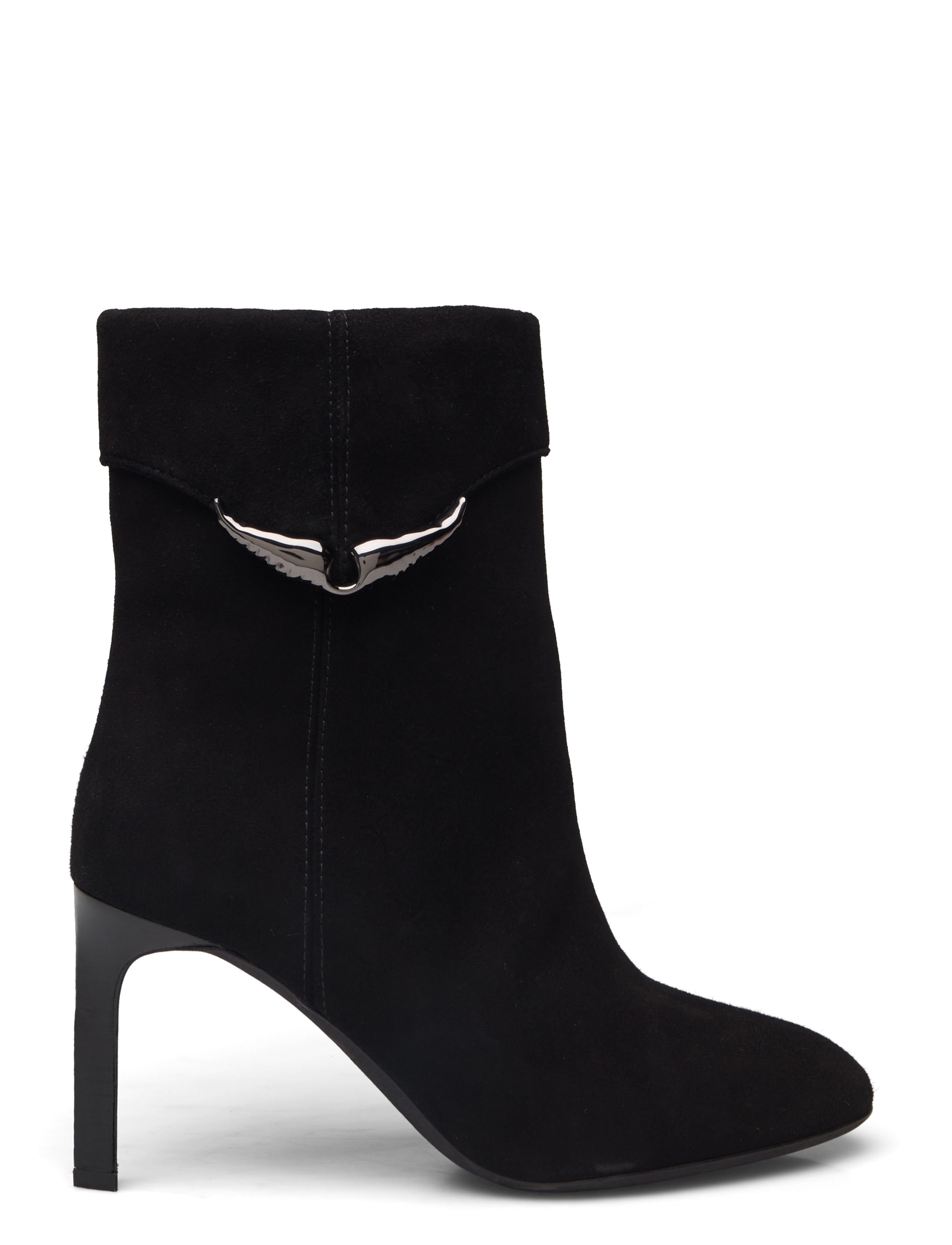 Zadig & Voltaire - ETERNAL BOOTS GOAT SUEDE - stiefeletten mit absatz - noir - 1
