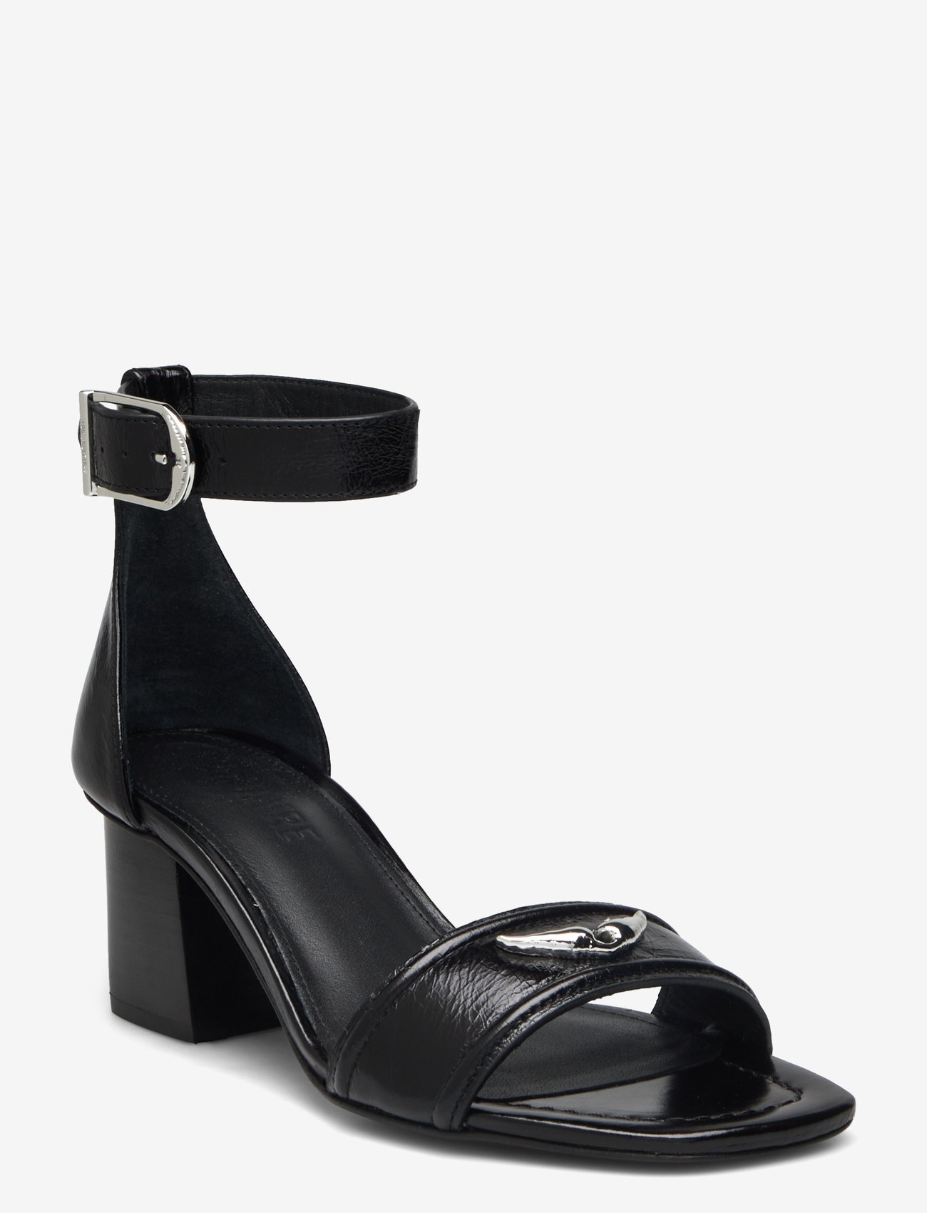 Zadig & Voltaire - CAPRESE WINGS SANDAL VINTAGE - lahtised kontsakingad - noir - 0