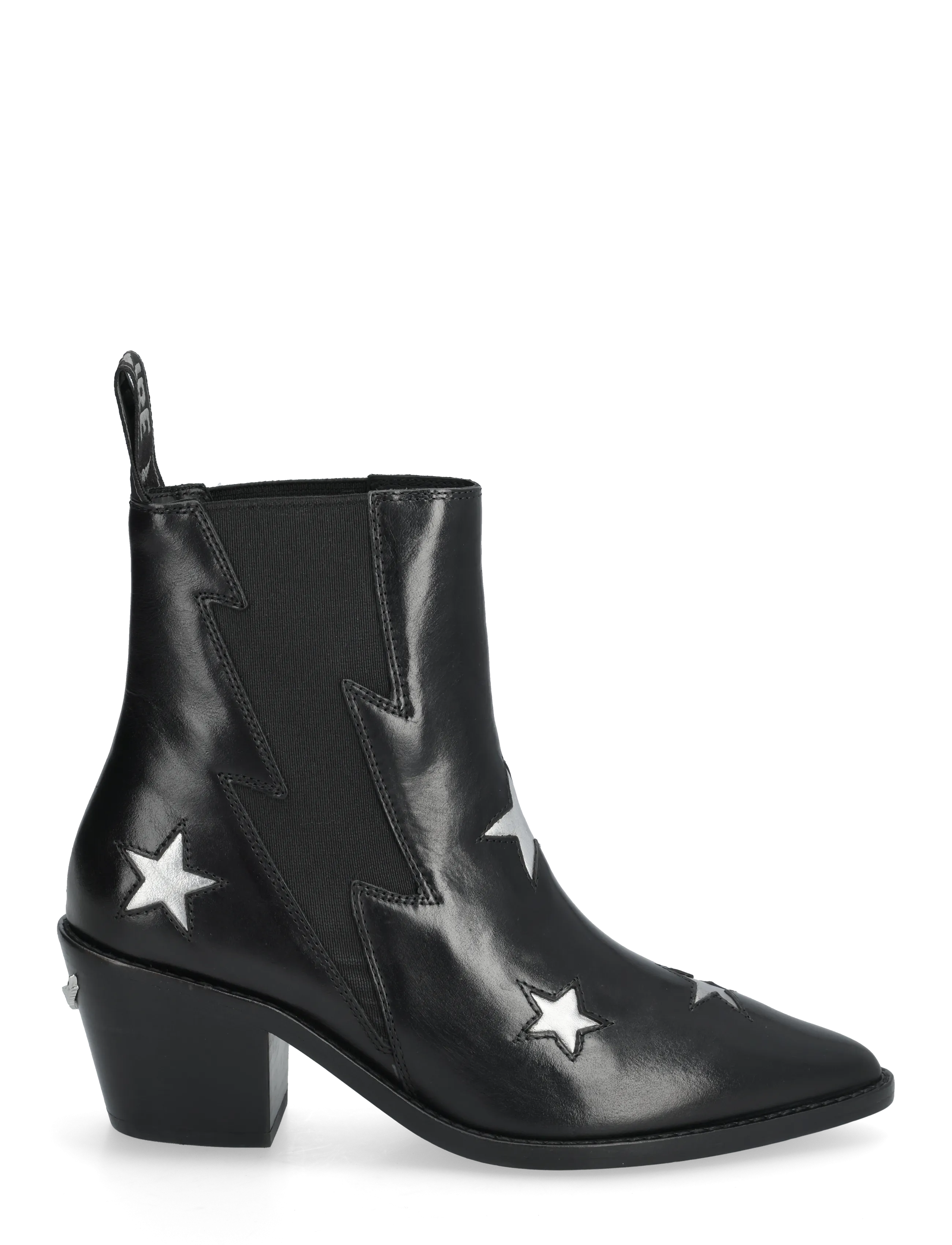 Zadig & Voltaire - TYLER STARS VINTAGE PATENT - stiefeletten mit absatz - black - 1