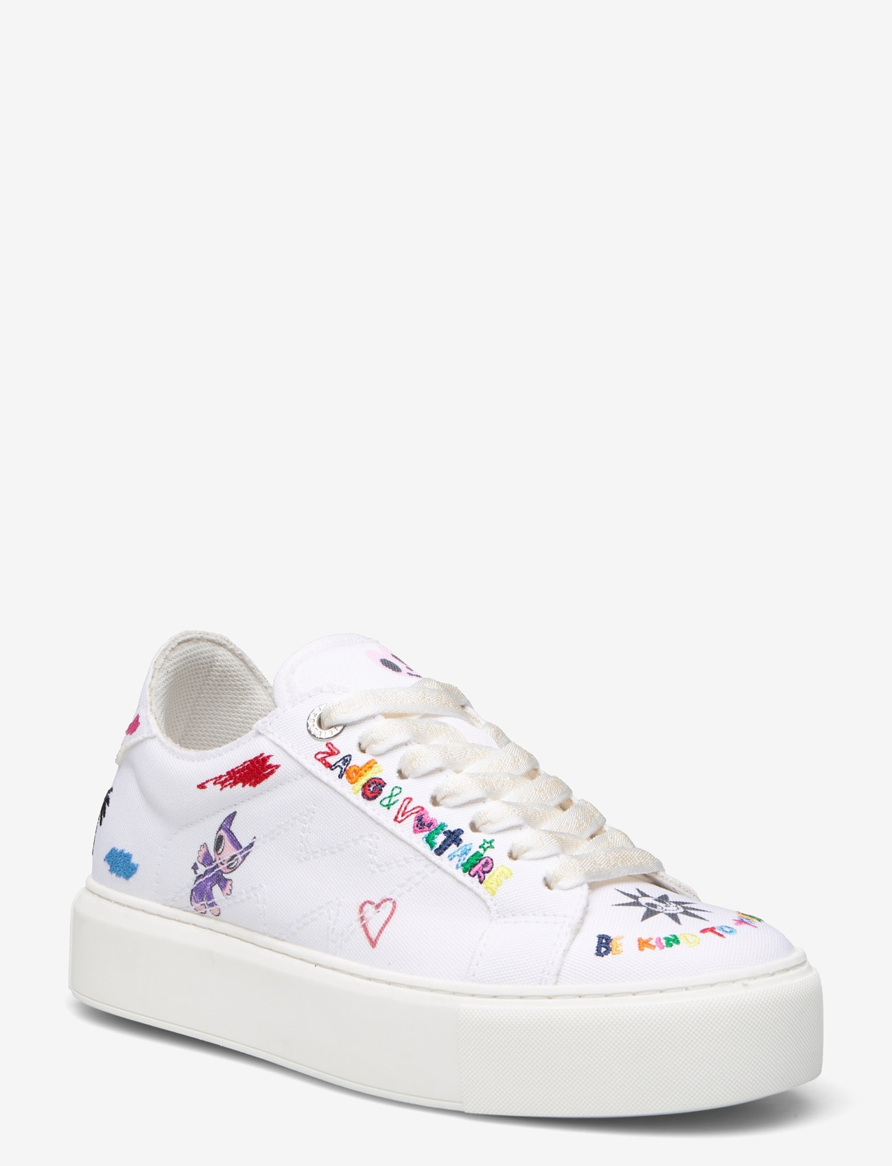 Zadig & Voltaire - LA FLASH CHUNKY CANVAS HUMBERT - chunky sneaker - blanc - 0