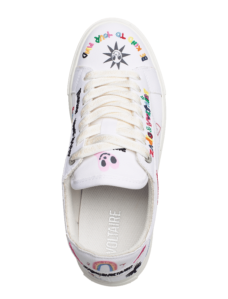 Zadig & Voltaire - LA FLASH CHUNKY CANVAS HUMBERT - blanc - 3