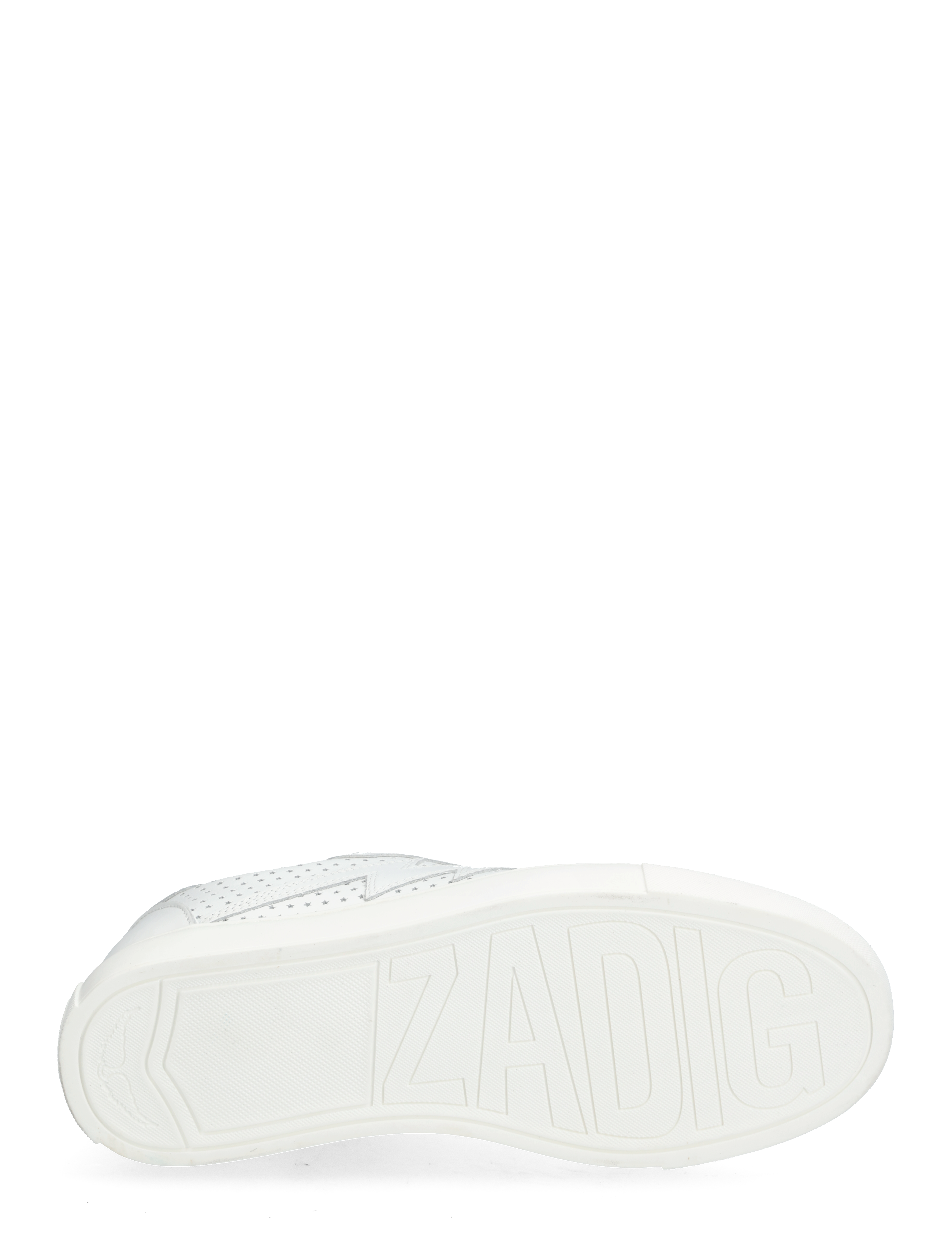 Zadig & Voltaire - LA FLASH SMOOTH CALFSKIN PERFO - blanc - 4