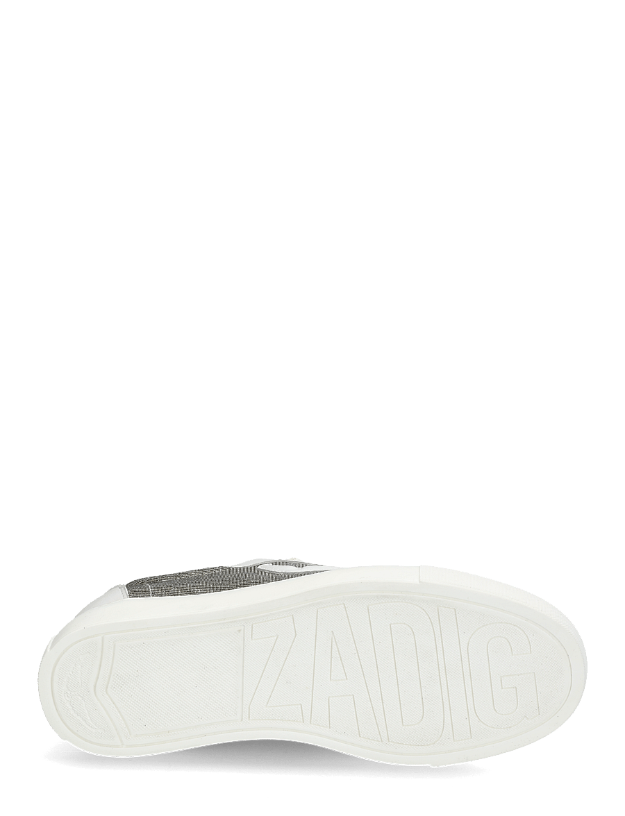 Zadig & Voltaire - FLY ON SPARKLE - madala säärega tossud - silver - 4
