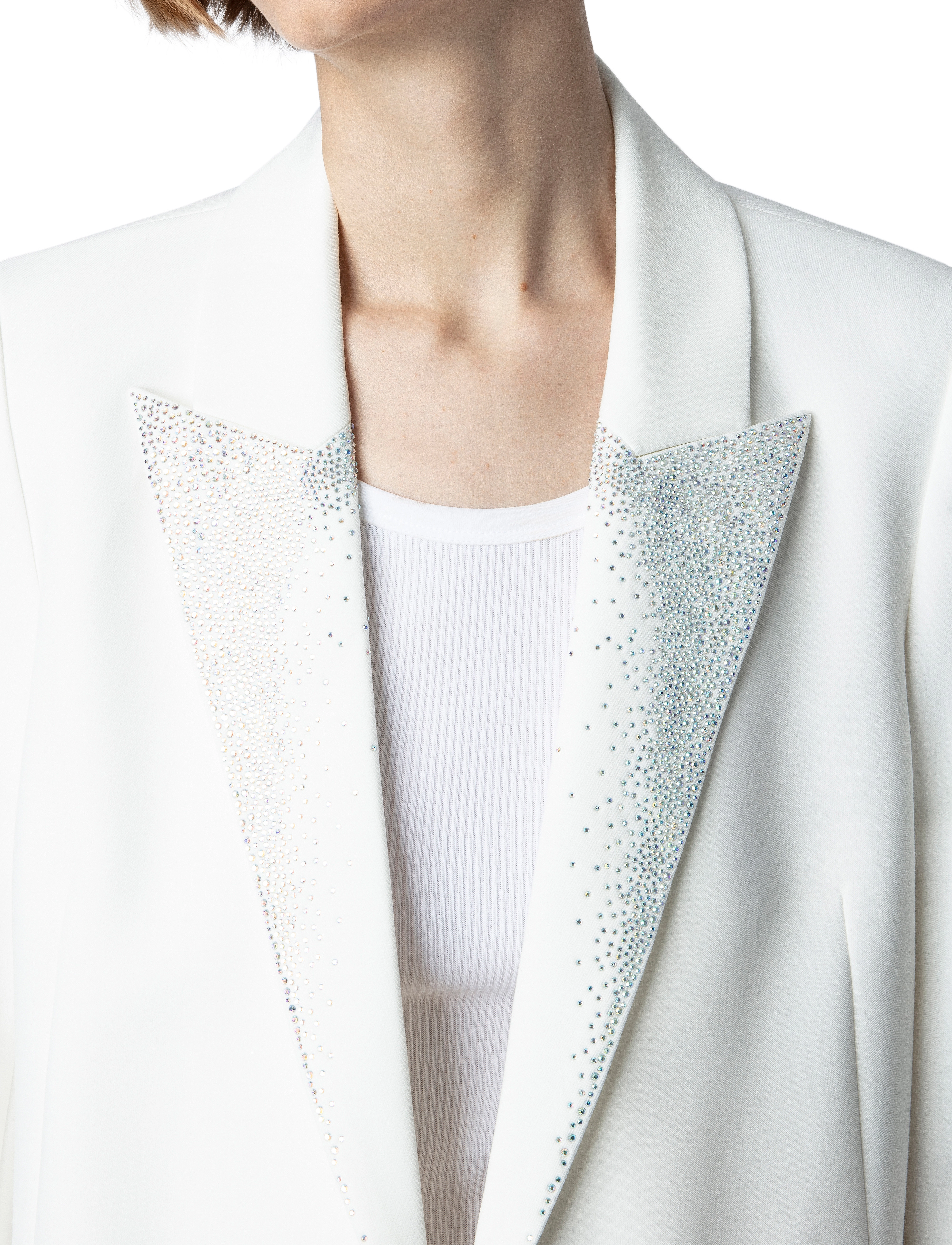 Zadig & Voltaire - VISIT TAILLEUR STRASS RAIN - kaksiriviset bleiserit - judo - 5