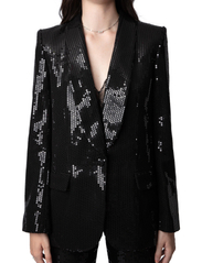Zadig & Voltaire - VIVE SEQUINS - party wear at outlet prices - noir - 2