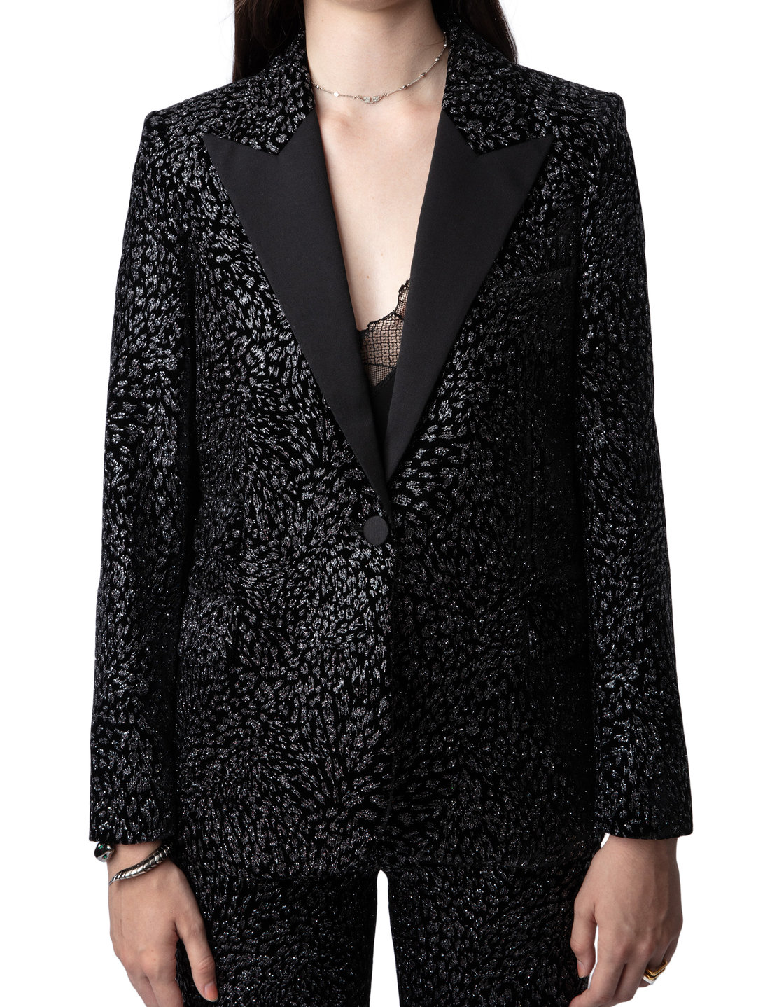 Womens 2025 glitter blazer