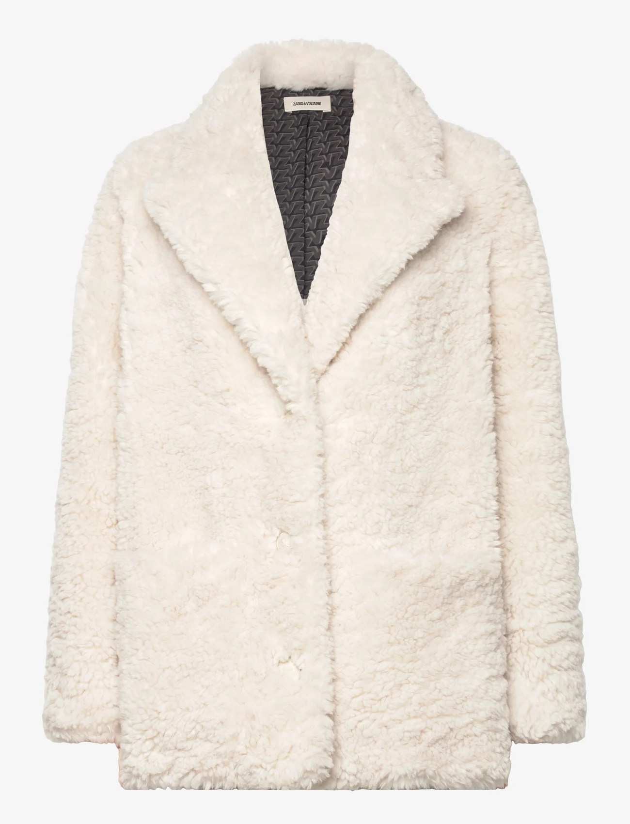 Zadig & Voltaire - FLEUR SOFT CURLY - fake fur jakker - sugar - 0