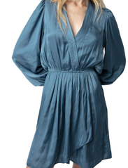 Zadig & Voltaire - REMEMBER SATIN - ballīšu apģērbs par outlet cenām - bluestone - 2