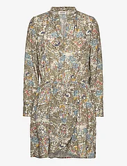 Zadig & Voltaire - RINKA SOFT BRITISH FLOWERS - shirt dresses - kaki - 0