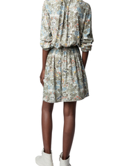 Zadig & Voltaire - RINKA SOFT BRITISH FLOWERS - marškinių tipo suknelės - kaki - 6