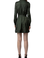 Zadig & Voltaire - RITCHIN SATIN - marškinių tipo suknelės - kaki - 3
