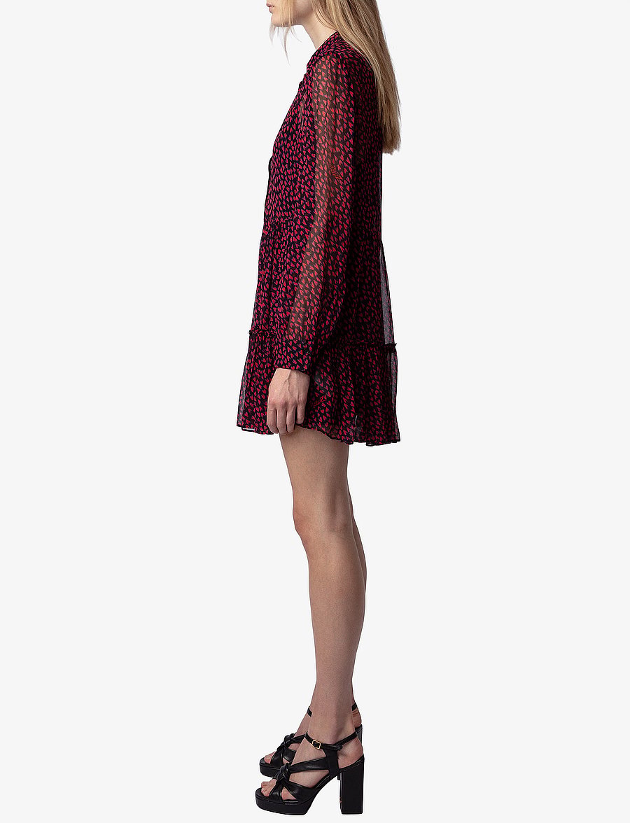 Zadig & Voltaire - RAZYELE MOUSSELINE CRUSH - shirt dresses - noir - 4