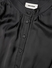 Zadig & Voltaire - RITCHIL SATIN - marškinių tipo suknelės - noir - 4
