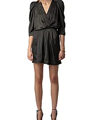 Zadig & Voltaire - RUZ SATIN - short dresses - slate - 2