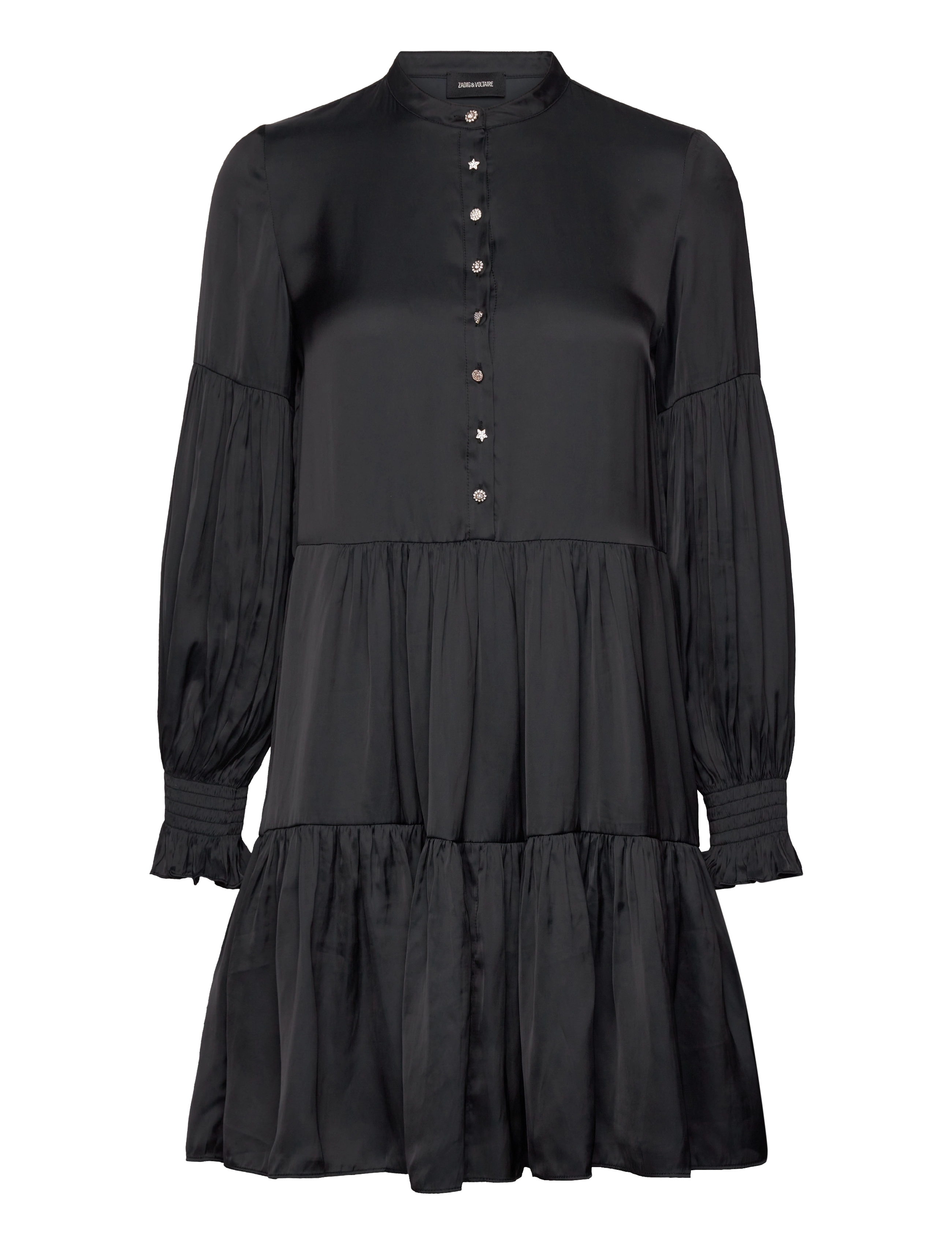 ZADIG & VOLTAIRE Randy Satin Schwarz - XS - Damen