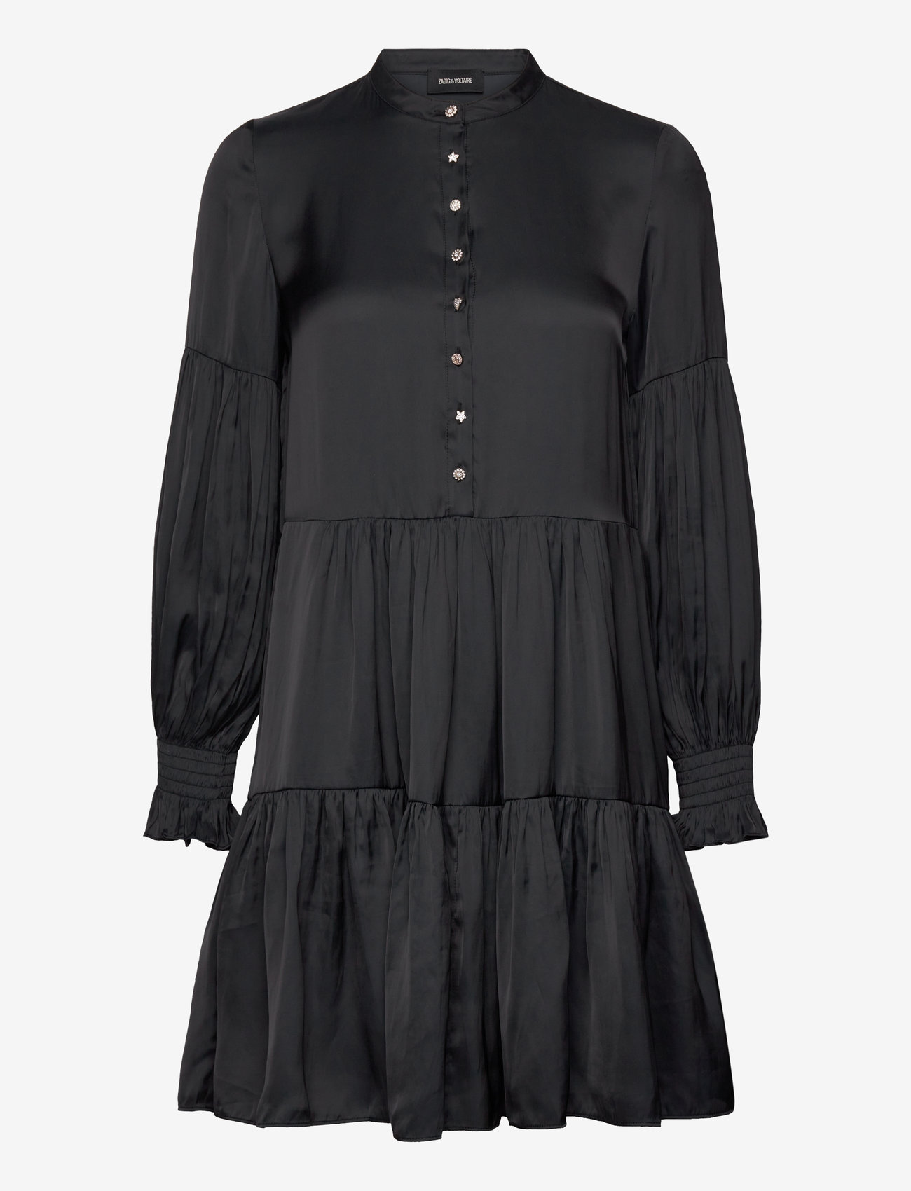 Zadig & Voltaire - RANDY SATIN - kurze kleider - black - 1