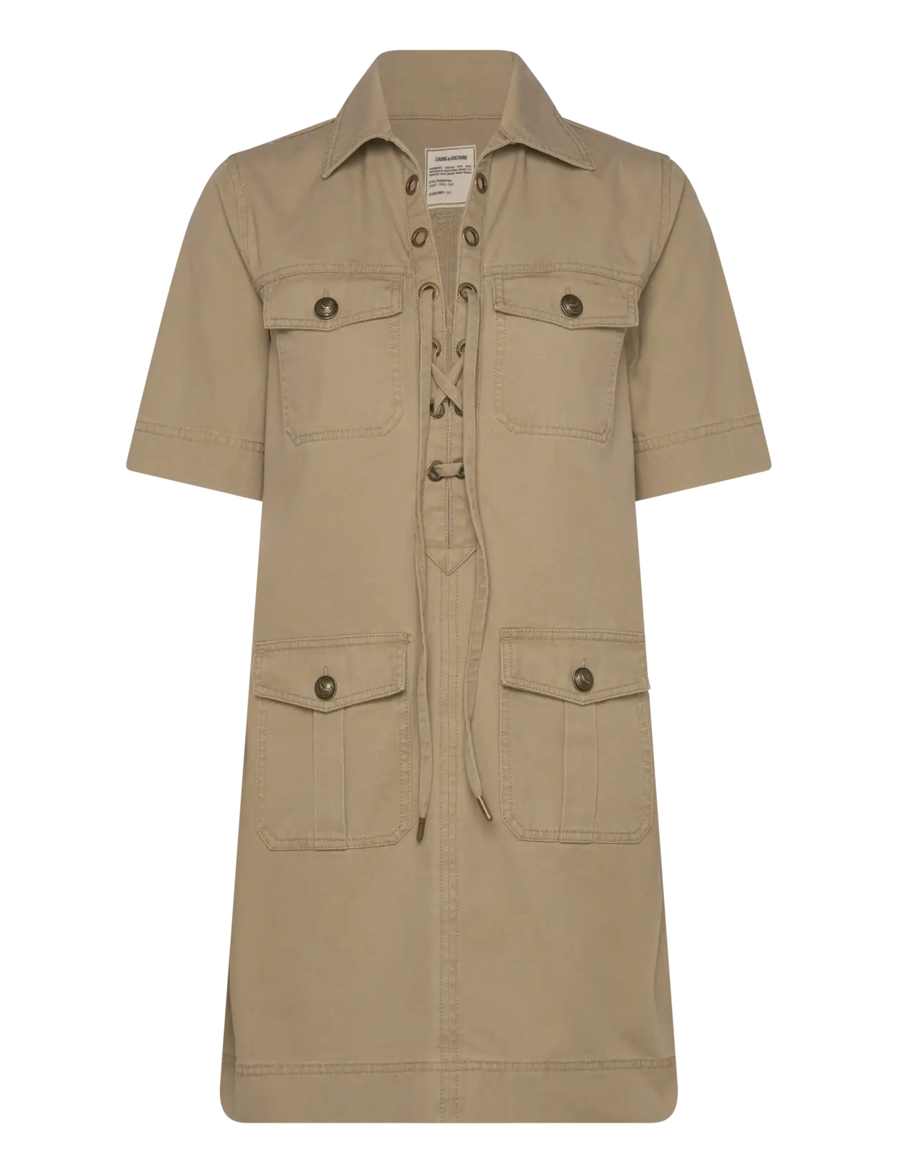 ZADIG & VOLTAIRE Record Coton Lave Beige - XS - Damen