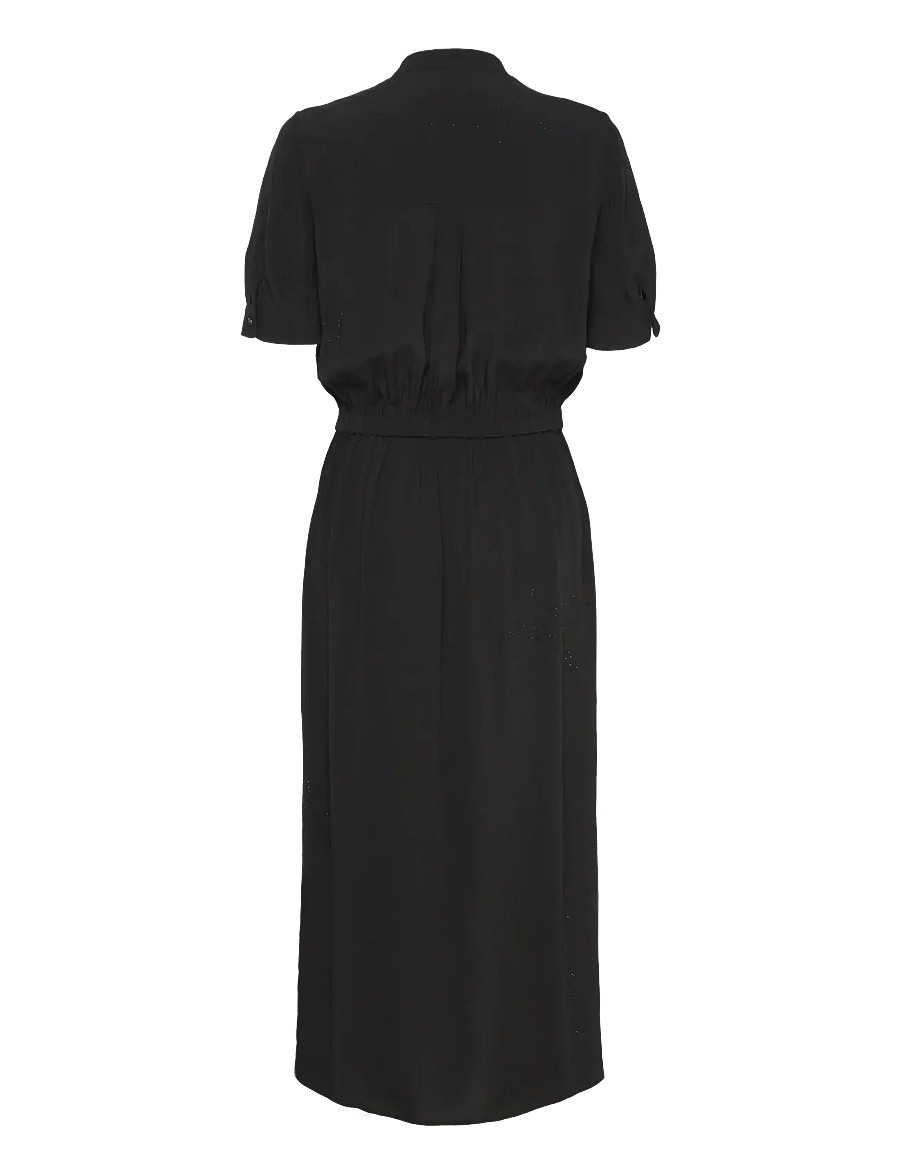 Zadig & Voltaire - RIMAZ SOFT STRASS - midi dresses - black - 1