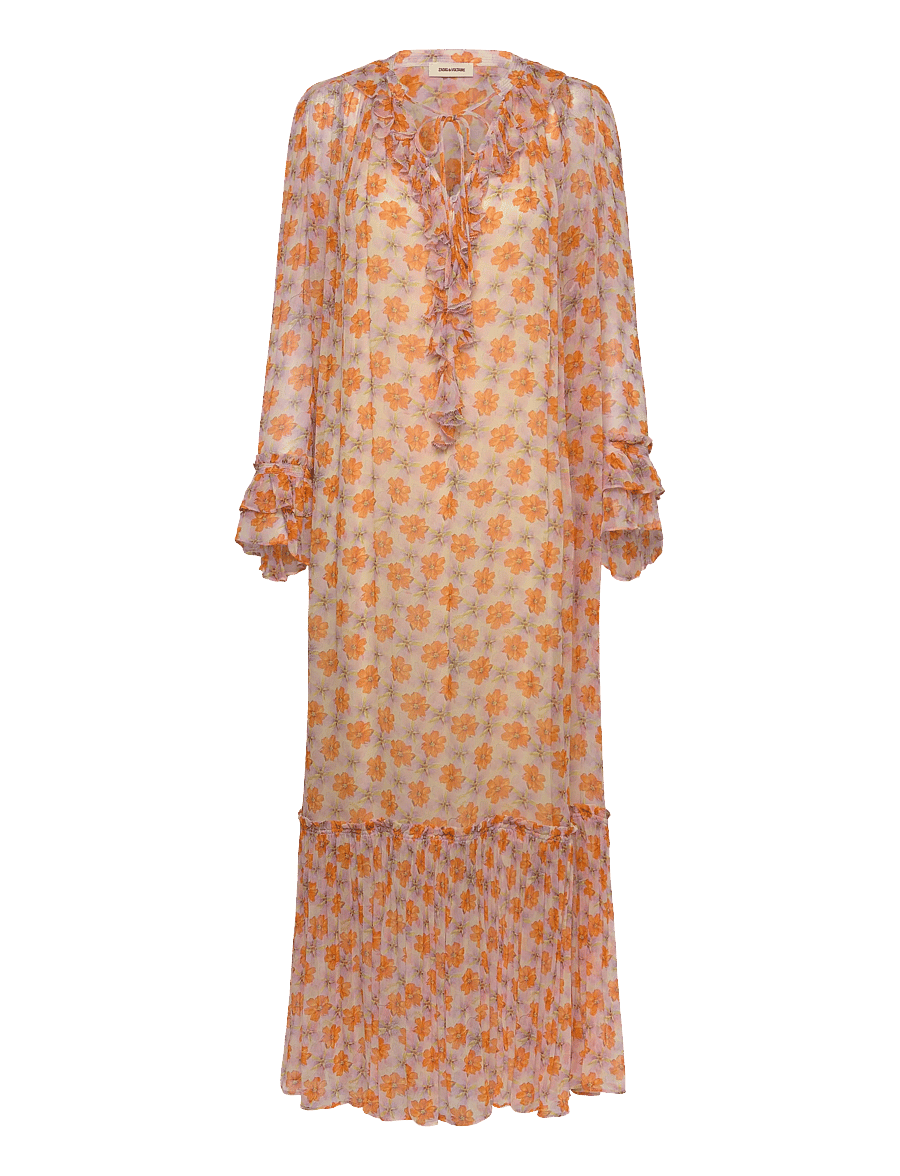 Zadig & Voltaire - RALICEL MOUSSELINE FLOWERS - maksikleidid - cream - 1