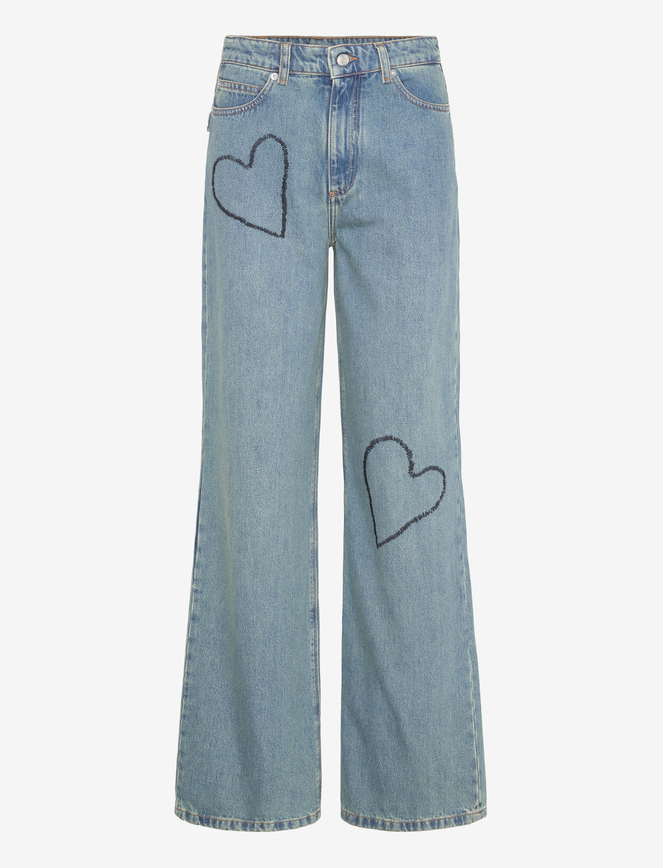Zadig & Voltaire - ELIO DENIM ECO BROD - straight jeans - light blue - 0