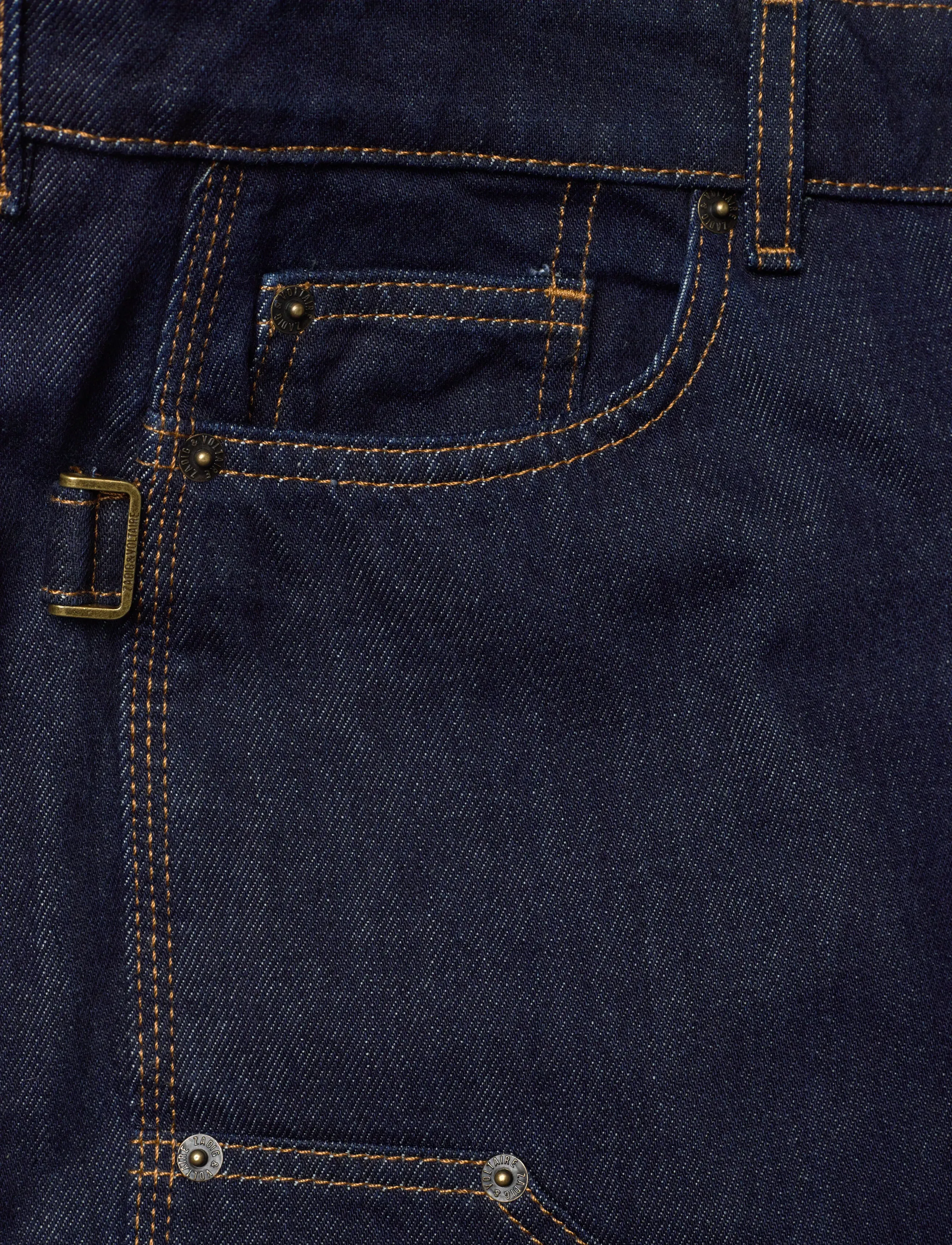 Zadig & Voltaire - PERYA DENIM ECO BRUT - vida jeans - brut - 2