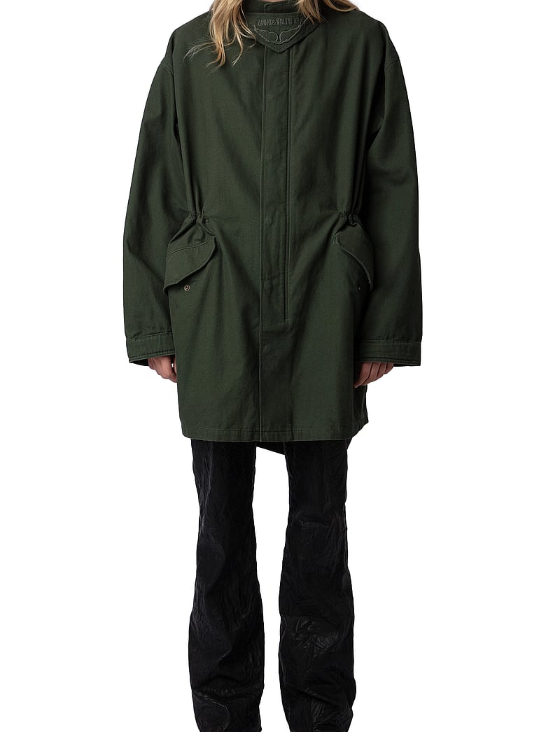 Zadig & Voltaire - KADRI CANVAS - leichte mäntel - kaki - 0