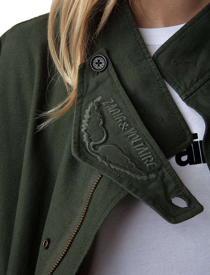 Zadig & Voltaire - KADRI CANVAS - leichte mäntel - kaki - 4