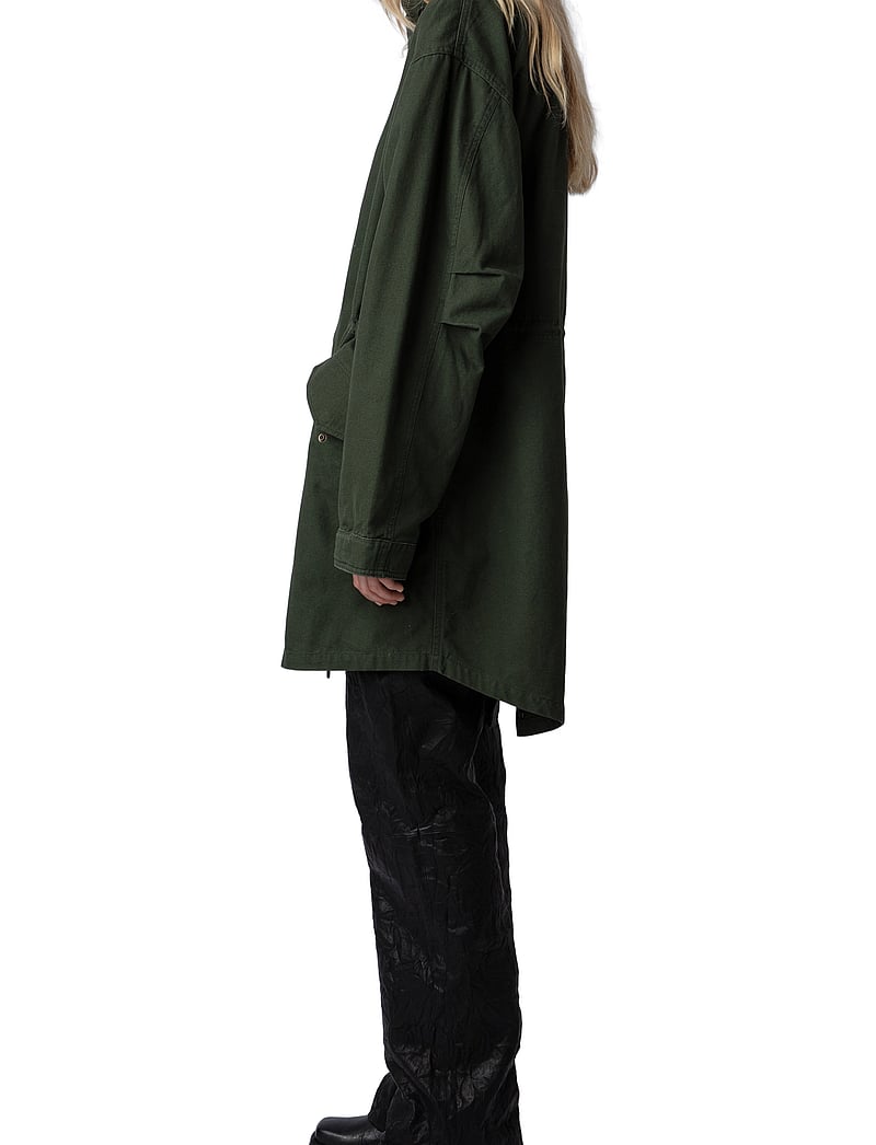 Zadig & Voltaire - KADRI CANVAS - leichte mäntel - kaki - 5