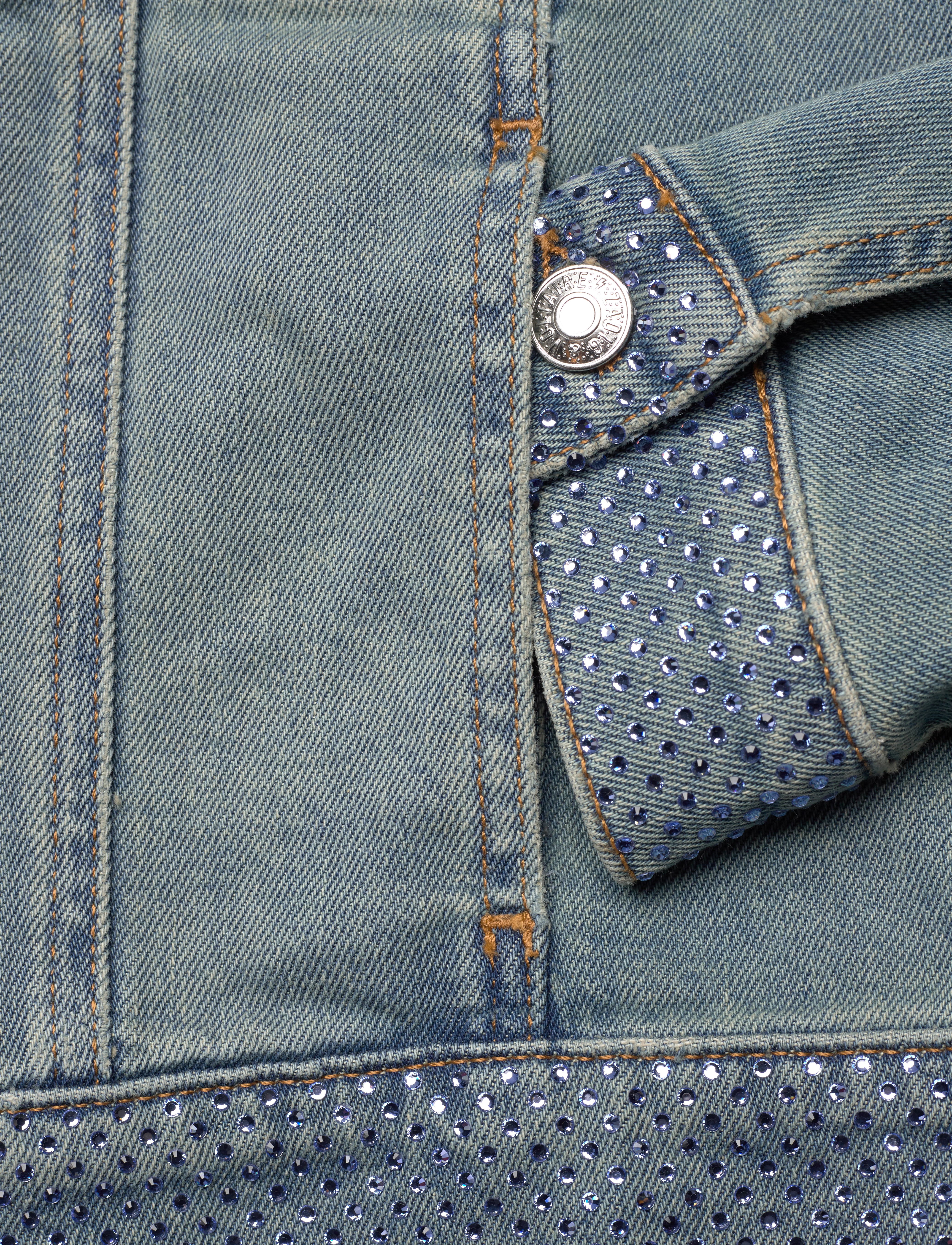 Zadig & Voltaire - KIOKY DENIM ECO STRASS - light blue - 3