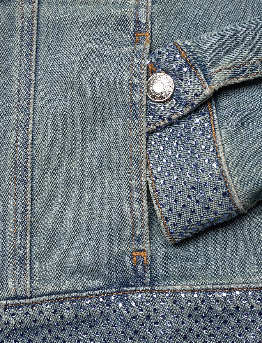 Zadig & Voltaire - KIOKY DENIM ECO STRASS - frühlingsjacken - light blue - 3