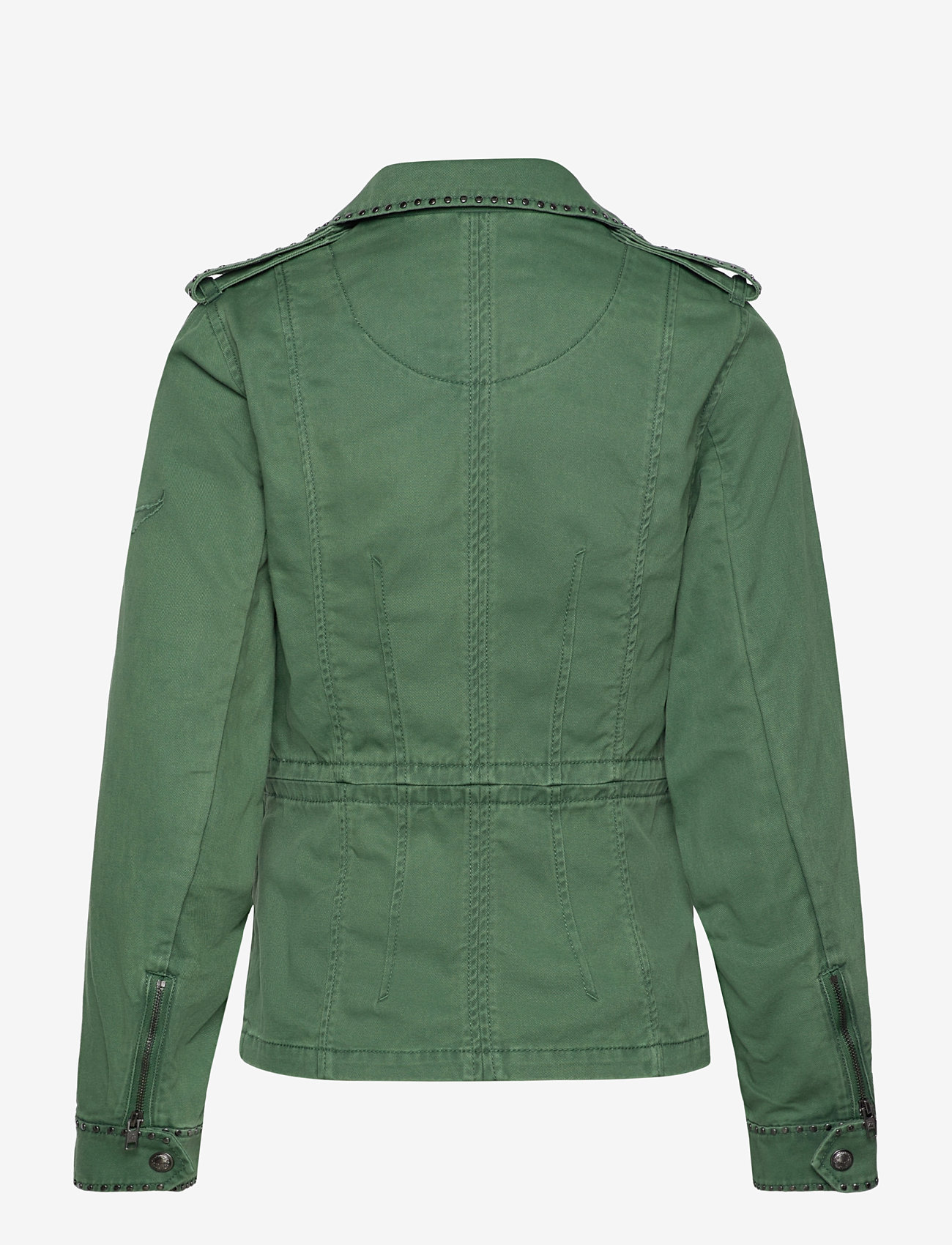 Zadig & Voltaire - KLIMI COTON LAVE STUDS - utilityjackor - coriander - 1