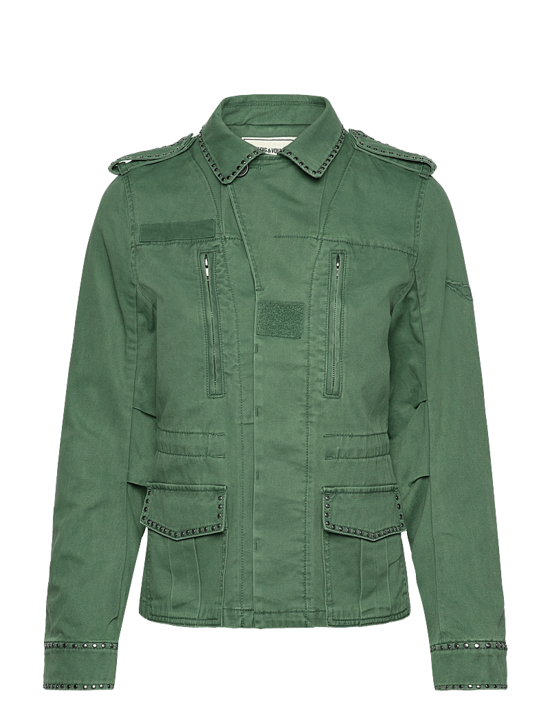 Zadig & Voltaire - KLIMI COTON LAVE STUDS - coriander - 2