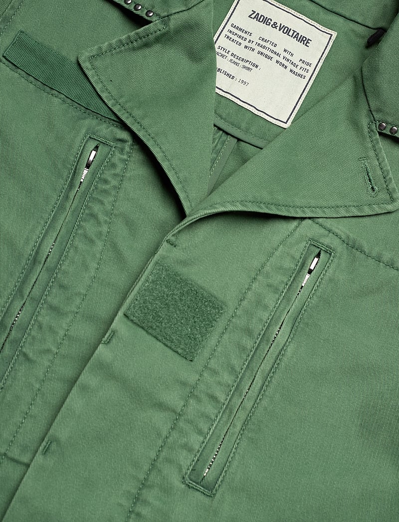 Zadig & Voltaire - KLIMI COTON LAVE STUDS - coriander - 3