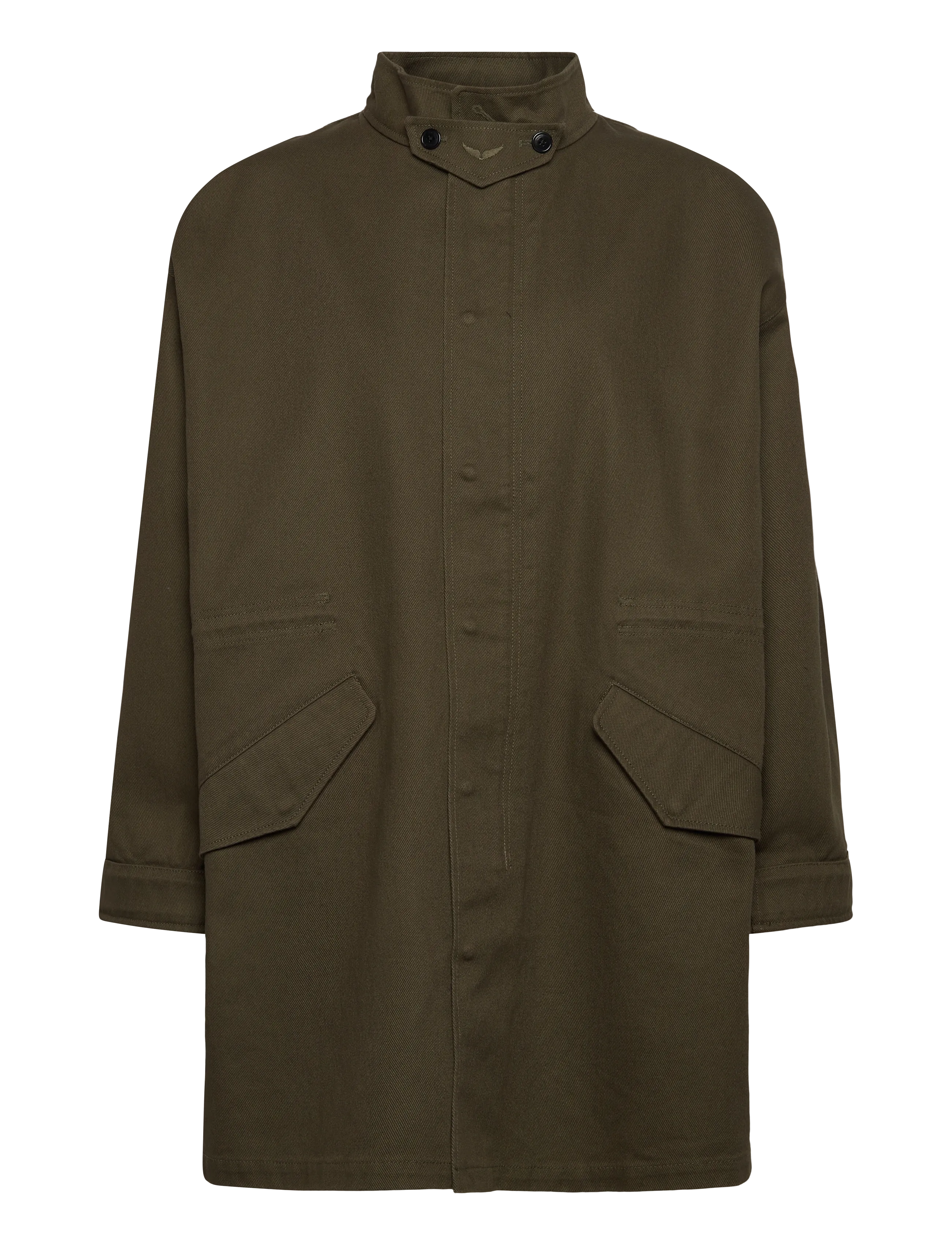 Zadig & Voltaire KADRI COTON - Disainerikaubad - TREILLIS / khaki/green