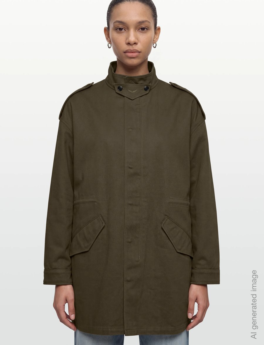 Zadig & Voltaire - KADRI COTON - lette frakker - treillis - 3