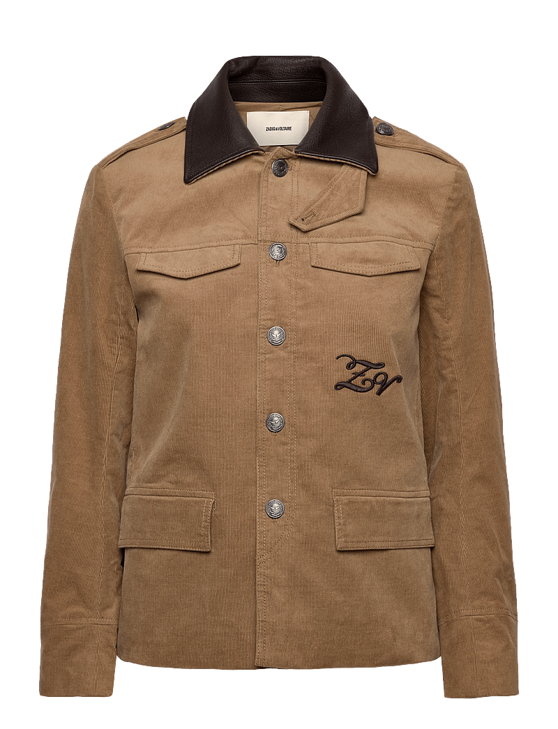 Zadig & Voltaire - VERAM CORDUROY - utilityjackor - cookie - 0