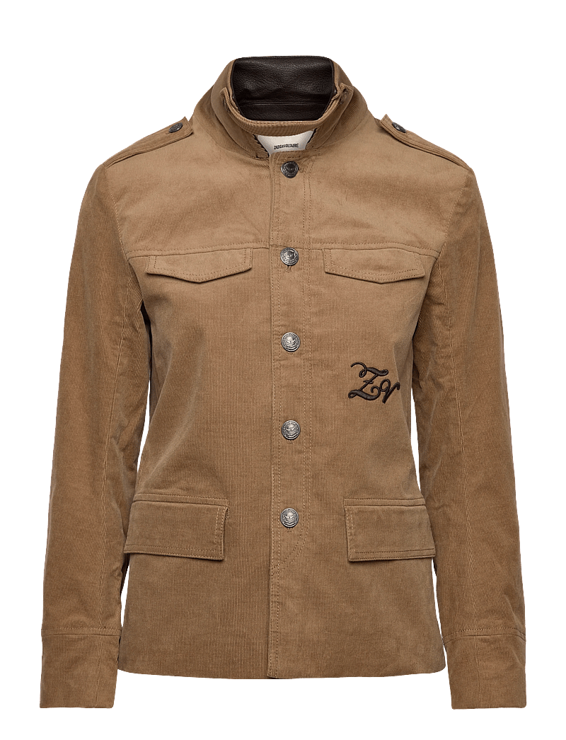 Zadig & Voltaire - VERAM CORDUROY - utilityjackor - cookie - 2