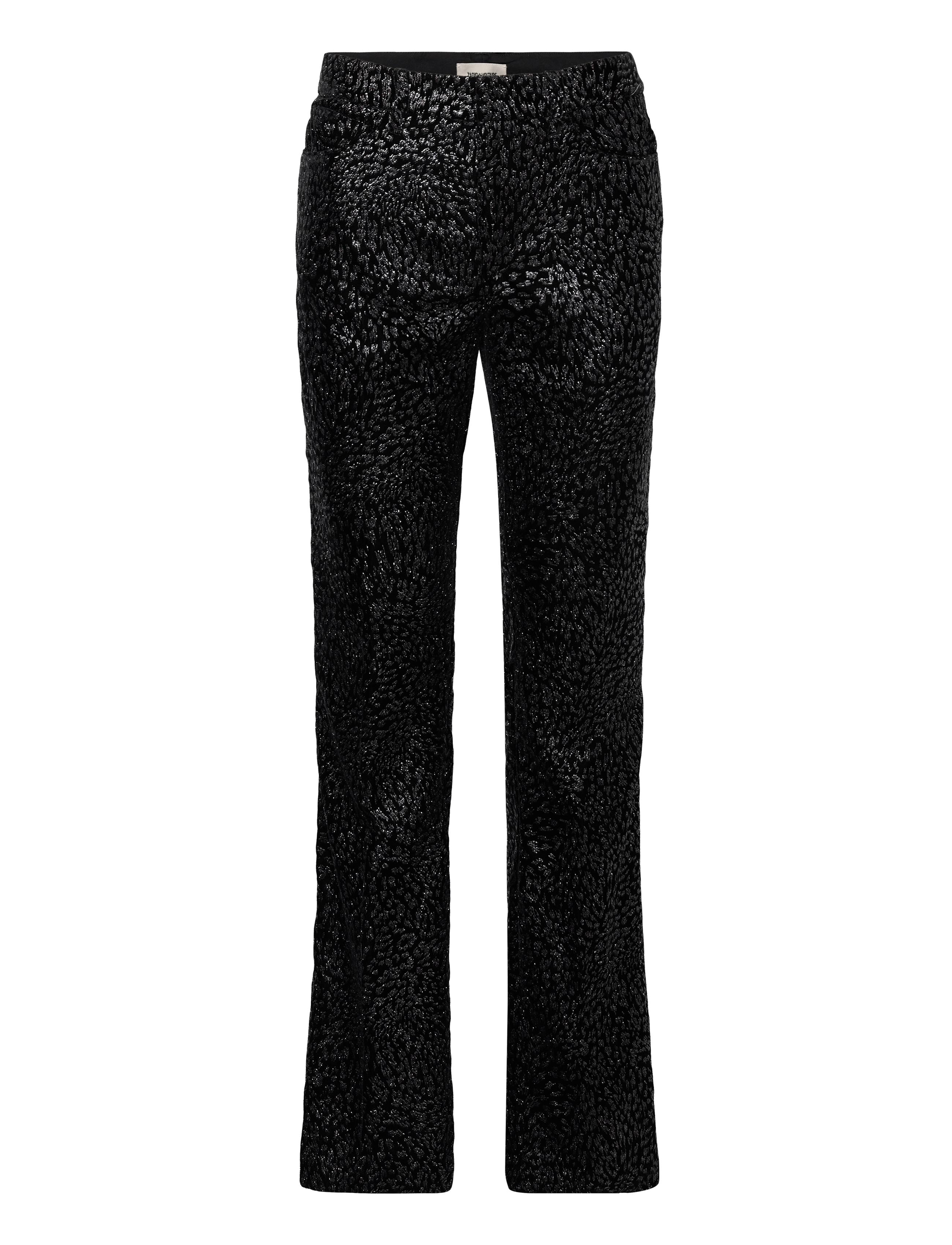 ZADIG & VOLTAIRE Pistol Samt Glitter Schwarz - 38 - Damen