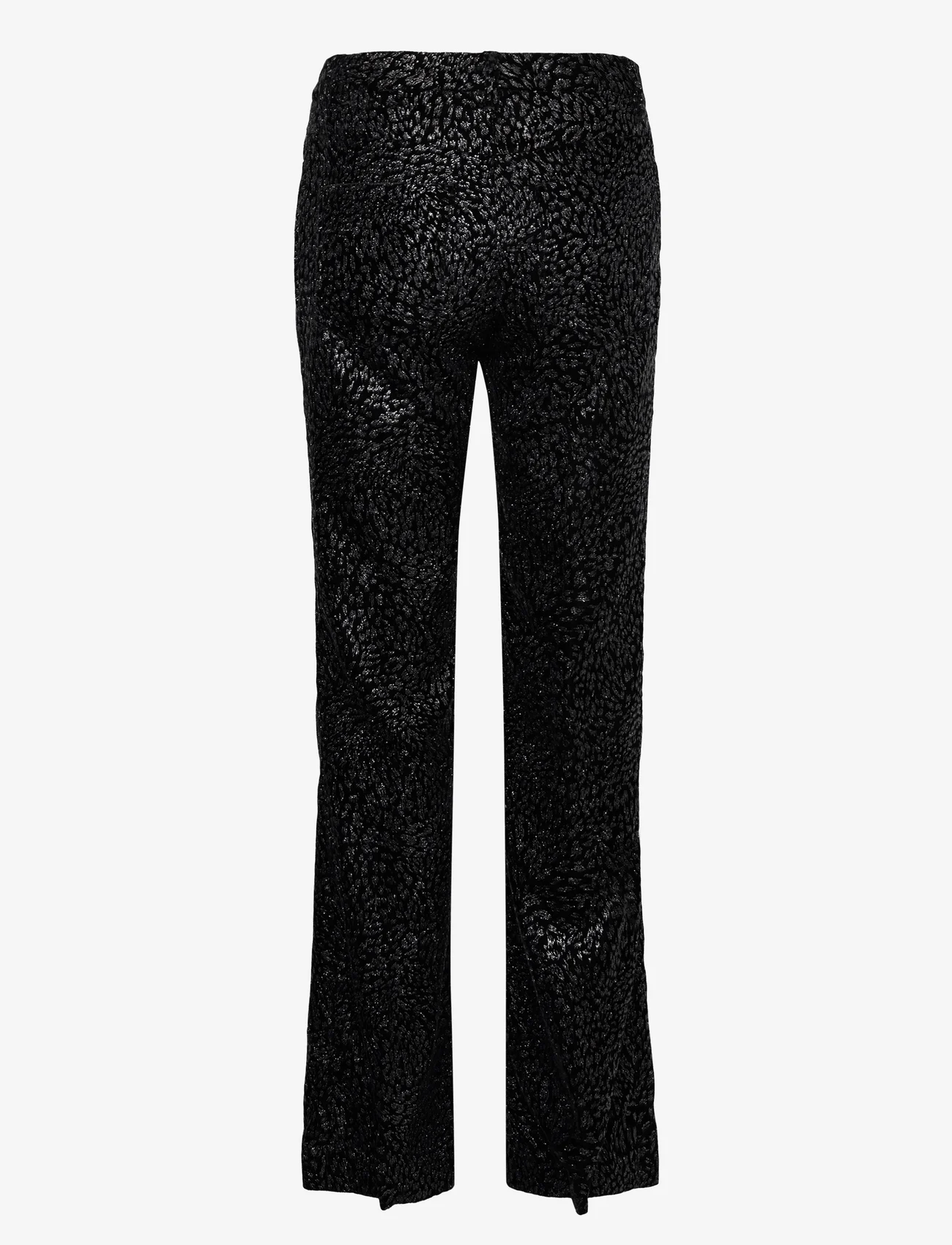 Zadig & Voltaire - PISTOL VELVET GLITTER - straight leg trousers - noir - 1